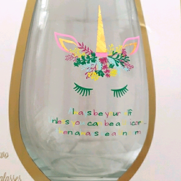 NWT Stemless Wine Glasses - Picture 4 of 6